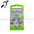 6 Piles auditives PR70 - Zinc Air 10 - 1,4V - 0% Mercure - Rayovac