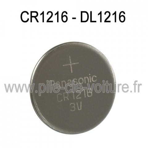 CR1216 - Pile pour clé / télécommande CR1216 Lithium 3V