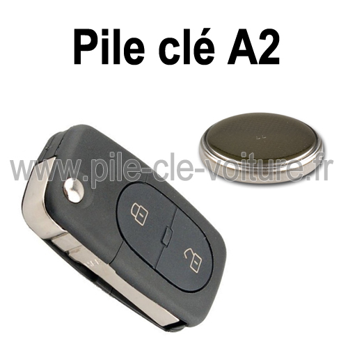 Pile pour clé A2 - Audi - changement de la pile de télécommande