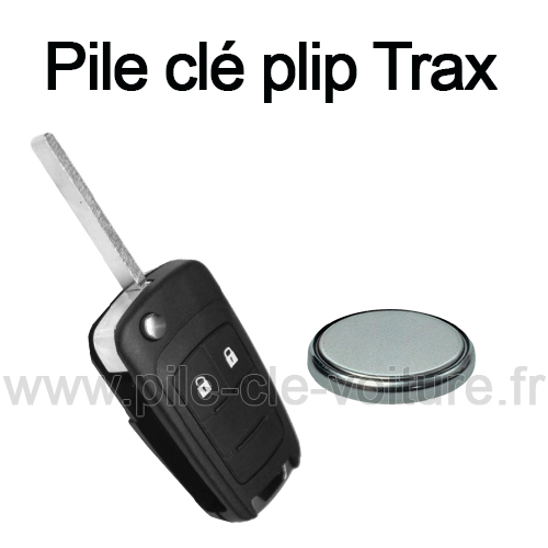 Pile pour clé plip Trax - Chevrolet - changement de la pile de télécommande