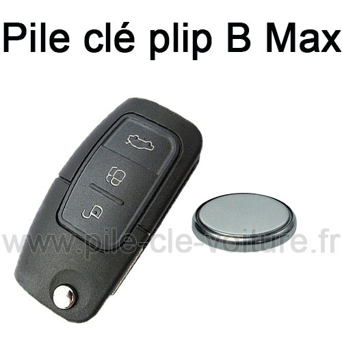 Pile pour clé plip B-Max - Ford - changement de la pile de télécommande