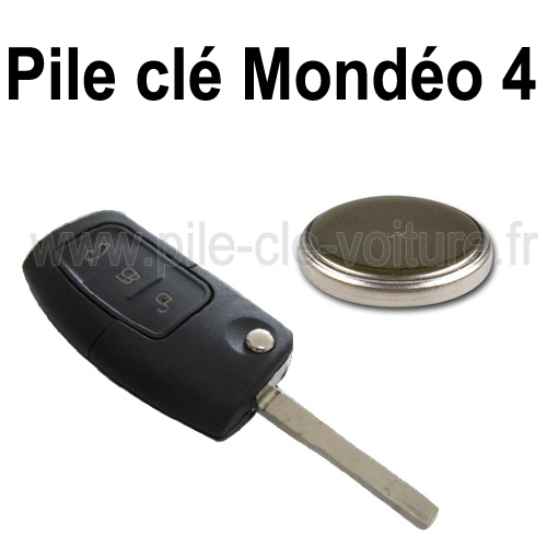 Pile pour clé Mondeo 4 - Ford - changement de la pile de télécommande