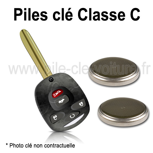 Piles pour clé Classe C - Mercedes-Benz - changement des piles de télécommande