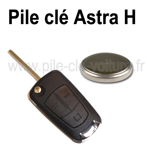 Pile pour clé Astra H - Opel - changement de la pile de télécommande