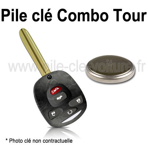 Pile pour clé Combo Tour - Opel - changement de la pile de télécommande