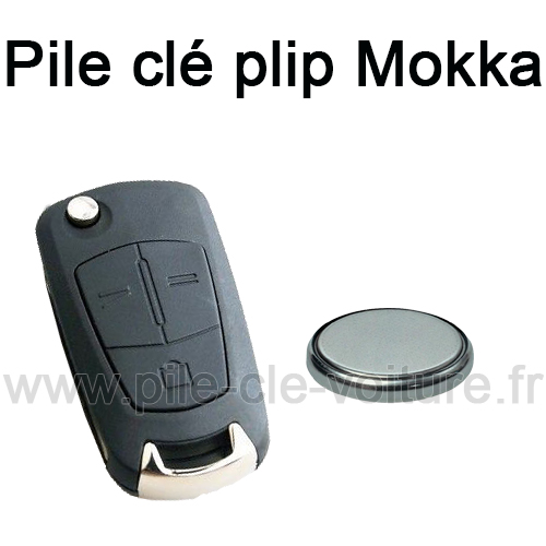 Pile pour clé plip Mokka - Opel - changement de la pile de télécommande