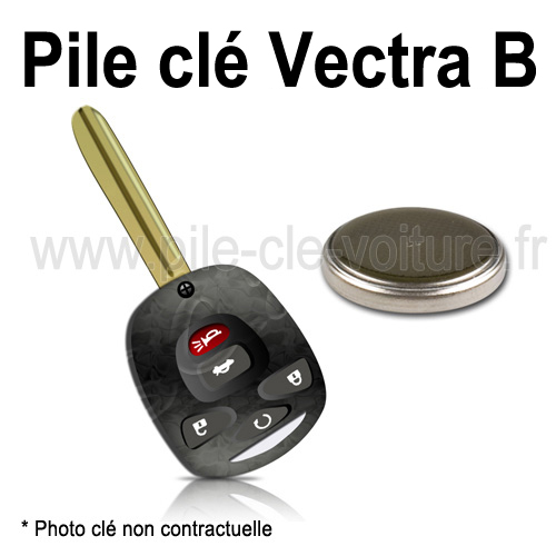 Pile pour clé Vectra B - Opel - changement de la pile de télécommande