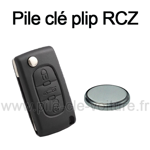 Pile pour clé plip RCZ - Peugeot - changement de la pile de télécommande