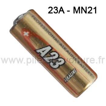 A23 - Pile pour clé / télécommande 23A MN21 V23GA  Alcaline 12V