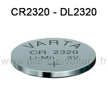 CR2320 - Pile pour clé / télécommande CR2320 Lithium 3V