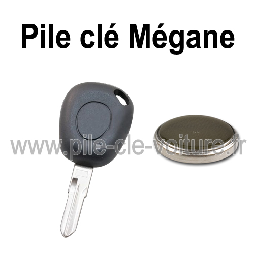 Pile pour clé Megane - Renault - changement de la pile de télécommande