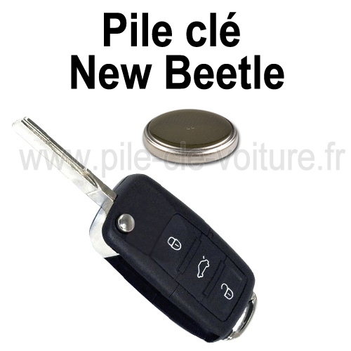 Pile pour clé New Beetle 3 - Volkswagen - changement de la pile de télécommande