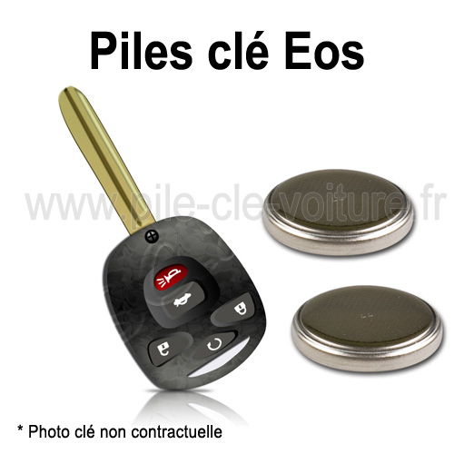 Piles pour clé Eos - Volkswagen - changement des piles de télécommande