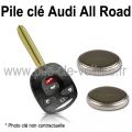 Piles pour clé Allroad - Audi - changement des piles de télécommande