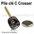 Pile pour clé C Crosser - Citroën - changement de la pile de télécommande