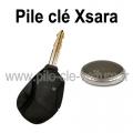 Pile pour clé Xsara - Citroën - changement de la pile de télécommande