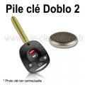 Pile pour clé Doblo 2 - Fiat - changement de la pile de télécommande