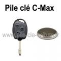 Pile pour clé C-Max - Ford - changement de la pile de télécommande