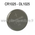 CR1025 - Pile pour clé / télécommande CR1025 Lithium 3V