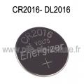 CR2016 - Pile pour clé / télécommande CR2016 Lithium 3V