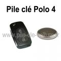 Pile pour clé Polo 4 - Volkswagen - changement de la pile de télécommande