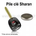 Pile pour clé Sharan 2 - Volkswagen - changement de la pile de télécommande