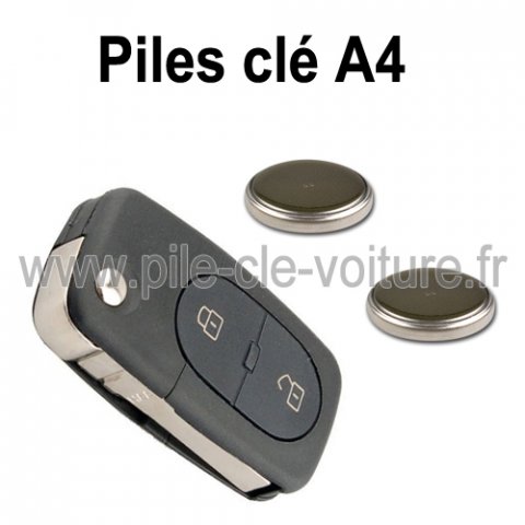 Pile pour clé A4 B7 - Audi - changement de la pile de télécommande