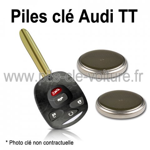Piles pour clé TT - Audi - changement des piles de télécommande
