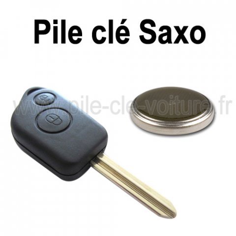 Pile pour clé Saxo - Citroën - changement de la pile de télécommande