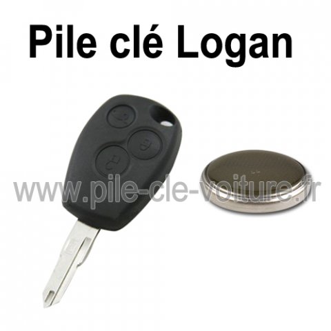 Pile pour clé Logan - Dacia - changement de la pile de télécommande