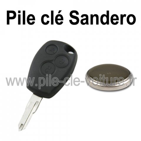 Pile pour clé Sandero - Dacia - changement de la pile de télécommande