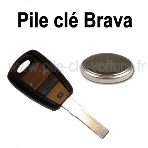 Pile pour clé Brava - Fiat - changement de la pile de télécommande