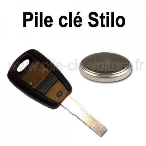 Pile pour clé Stilo - Fiat - changement de la pile de télécommande