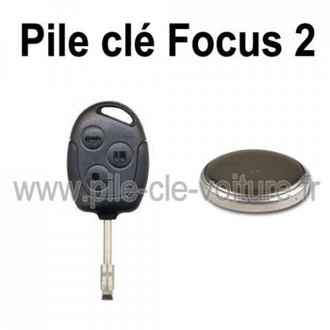 Pile pour clé Focus 2 - Ford - changement de la pile de télécommande