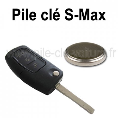 Pile pour clé S-Max - Ford - changement de la pile de télécommande