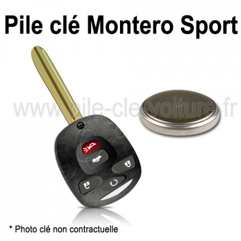 Pile pour clé Montero Sport - Mitsubishi - changement de la pile de télécommande