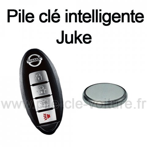 Pile pour clé intelligente Juke - Nissan - changement de la pile de télécommande