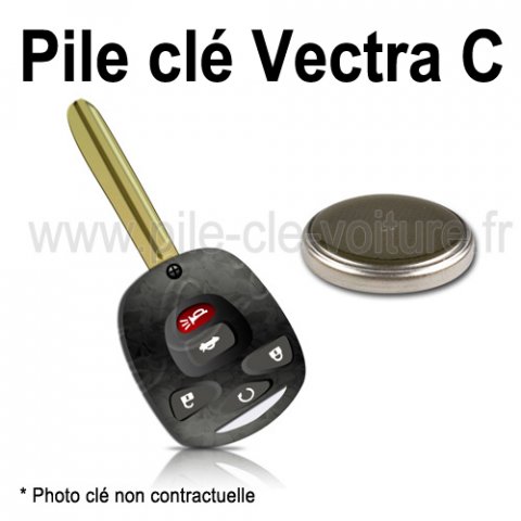 Pile pour clé Vectra C - Opel - changement de la pile de télécommande