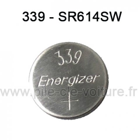 Pile 339 - SR614SW - Oxyde d'argent 1,55V - Energizer