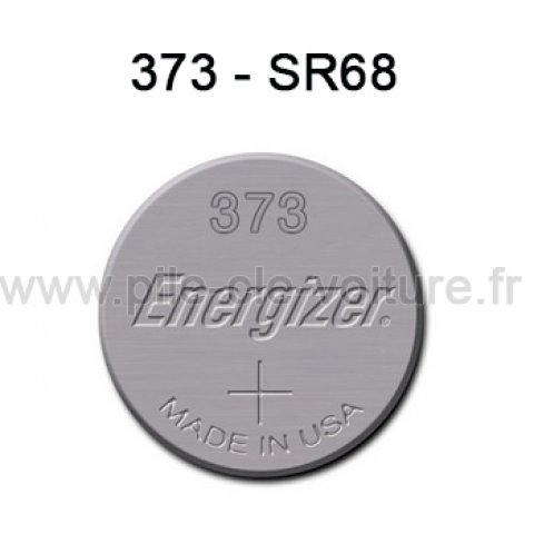 Pile 373 - SR68 - Oxyde d'argent 1,55V - Energizer