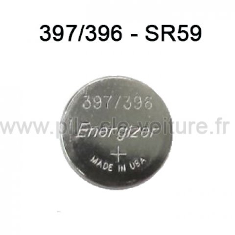 Pile 397/396 - SR59 - Oxyde d'argent 1,55V - Energizer