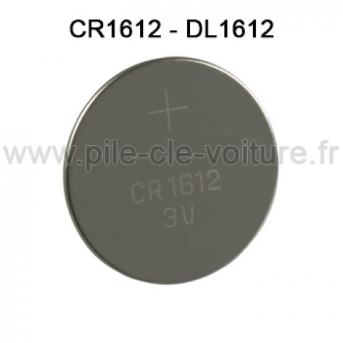 CR1612 - Pile pour clé / télécommande CR1612 Lithium 3V
