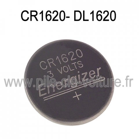 CR1620 - Pile pour clé / télécommande CR1620 Lithium 3V