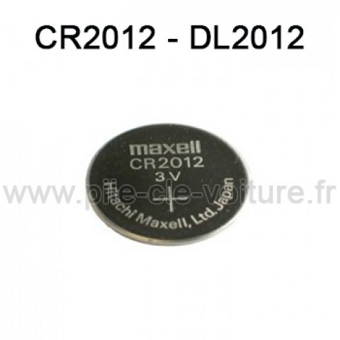 CR2012 - Pile pour clé / télécommande CR2012 Lithium 3V