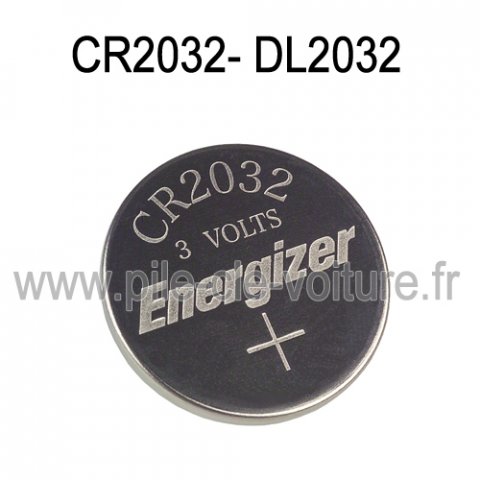 CR2032 - Pile pour clé / télécommande CR2032 Lithium 3V