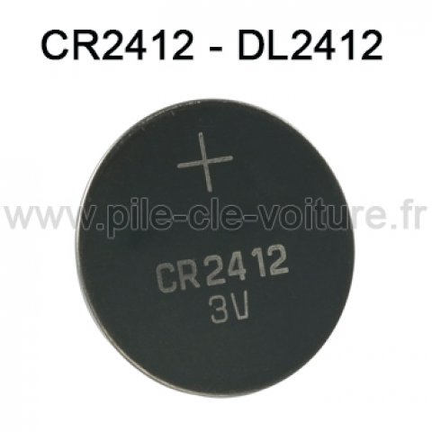 CR2412 - Pile pour clé / télécommande CR2412 Lithium 3V