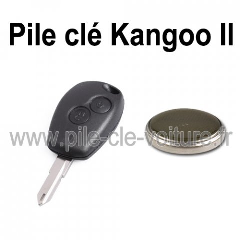 Pile pour clé Kangoo 2 - Renault - changement de la pile de télécommande