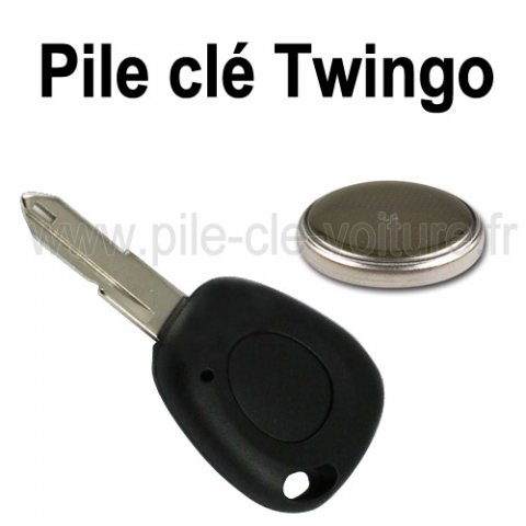 Pile pour clé Twingo 2 - Renault - changement de la pile de télécommande