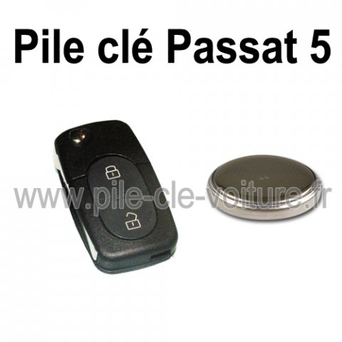 Pile pour clé Passat 5 - Volkswagen - changement de la pile de télécommande